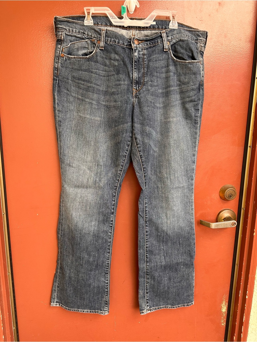 2007 Old Navy Women's Mid-rise Low Waist Medium Blue Bootcut Jeans